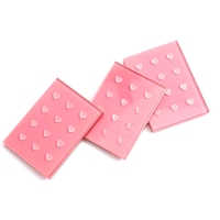 Plateau adhésif pour extensions de cils en acrylique réutilisable et écologique, avec logo personnalisé, motifs fleur, papillon, carré, cœur – Outil de beauté pour cils