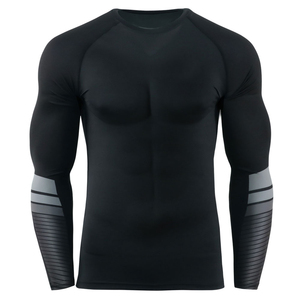 Rash Guard personnalisé pour hommes sublimé en différentes couleurs chemises de gymnastique à manches longues confortable Rashguard personnalisé Bjj - Product Image 5