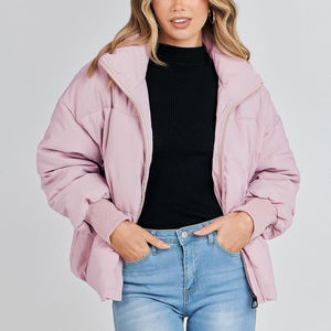 Chaqueta Acolchada Reversible de Invierno para Mujer, Talla Grande, Personalizada, de Marca, Ultraligera, Transpirable, de Algodón y Nailon, con Logotipo - Product Image 3