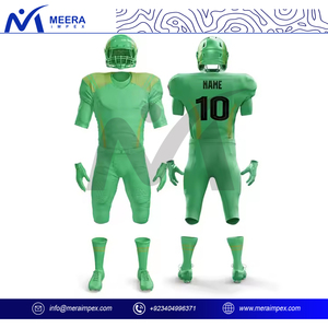 Camisetas de Fútbol Americano Personalizadas para Adultos, Diseño OEM, Impresas, 100% Poliéster, UPF 50, Transpirables, Manga Corta, para Entrenamiento - Product Image 4