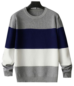 Pull-over tricoté de qualité luxe pour hommes Polo en molleton de coton à impression numérique personnalisé pour la saison d'hiver OEM en vrac - Product Image 5