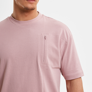 Conjunto de camiseta de 2 piezas para hombre personalizado traje de verano de etiqueta privada con logotipo 100% algodón liso pantalones cortos de manga corta y chándal - Product Image 2