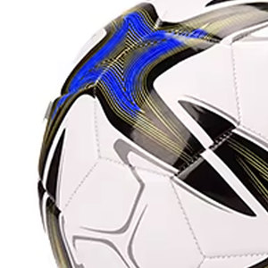 Ballon de football de taille 3 personnalisé de haute qualité, en cuir PU, cousu à la machine, ballon de sport promotionnel fabriqué au Pakistan - Product Image 6