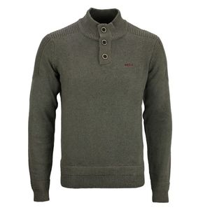 Pull-over d'hiver personnalisé pour homme - Anti-froissement et anti-boulochage 50% coton 50% acrylique Motif uni Manches longues - Product Image 2