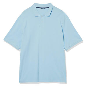 Piqué de coton tricoté décontracté pour homme, design personnalisé, lettre imprimée, manches courtes, grande taille, 220g - Product Image 1