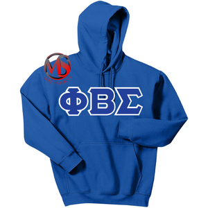 Nuevo estilo Fraternity Men Hoodies Dos tonos Fondo flexible Phi Beta Sigma Serigrafía Manga raglán 100% Algodón Parafernalia - Product Image 3