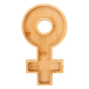 Plateau rectangulaire en bois d'acacia de qualité exclusive, plateau à chips et à sauce, plat de service à 3 compartiments, parfait pour les collations à un prix abordable - Product Image 2