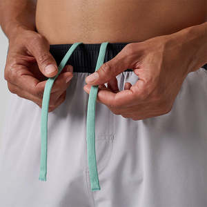 Shorts de basket-ball pour hommes, design haut de gamme, décontractés, été, haute qualité, personnalisés, uni, teinture unie, toile imperméable, respirant - Product Image 3