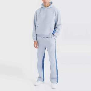 Chándal deportivo personalizado para hombre para invierno, entrenamiento para correr, Sudadera con capucha sólida, ropa deportiva para correr, chándal personalizado - Product Image 3