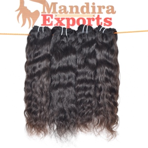 Vente en gros, extensions de cheveux humains brésiliens bruts, tissage ondulé double trame, tissage noir pour femme vierge pure, Remy Temple - Product Image 3
