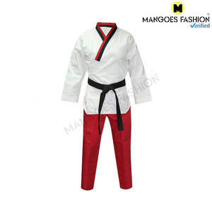 Uniformes de TKD Transpirables para Hombre y Mujer, Más Vendidos, de Alta Calidad, 100% Algodón, Conjuntos Personalizados, Duraderos para Entrenamiento - Product Image 4