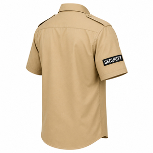 Polo de sécurité personnalisé de qualité supérieure, respirant, en polycoton, vêtements de travail pour hommes, manches courtes, été, agent de sécurité - Product Image 6