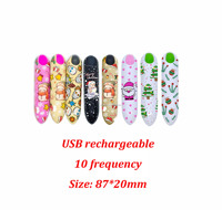 Vibrateur personnalisé en forme de balle, avec logo de marque, impression de motifs, jouets sexuels BlueRabbit, OEM, étiquette privée, vente en gros