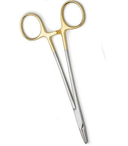 Pinces porte-aiguilles en bois Crile de haute qualité TC Wards latéraux droits 230 mm 9 "pinces chirurgicales en carbure de tungstène - Product Image 3