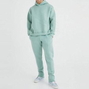 Ensembles de survêtements décontractés en molleton pour hommes, personnalisables, avec logo, options grandes tailles, 100 % coton épais - Product Image 1