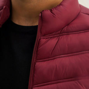 Speedy Industry Veste d'hiver courte pour femmes Smart Casual col montant Gilet bouffant avec poches chaudes Vêtements d'extérieur sans manches - Product Image 5