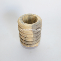 Porte-cuillères multifonctionnel personnalisable en bois de tamarin ancien, fait main, écologique, durable et décoratif