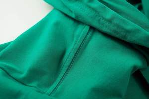 Sudadera con Capucha Casual de Invierno para Hombre, Lavado Ácido, Color Sólido, 100% Algodón, Felpa, Corte Regular, Transpirable, Ecológica, con Bolsillo, Ropa de Moda - Product Image 3