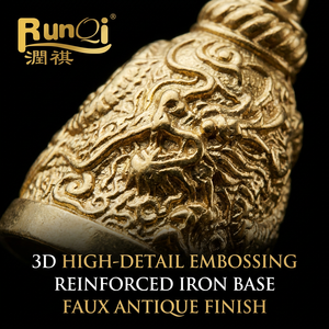 Artisanal Heritage Collection Antique Style Iron Dragon Bell <strong>Ancient</strong> Method Bell Ornaments Diy Headdress Jewelry Accessories - Product Image 3