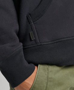 Full <b>zip</b> <b>up</b> style with drawstring Custom Logo Oversized <b>Grey</b> Washed Unisex Vintage Cropped Heavyweight <b>Hoodie</b> - Product Image 3