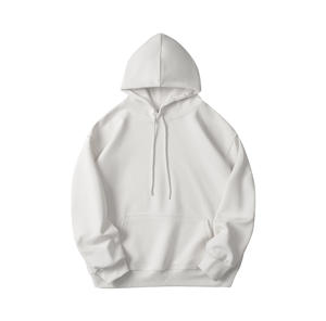 Pull à capuche oversize pour homme en tissu recyclé, fabrication sur mesure, 100% coton biologique, durable, hiver - Product Image 1