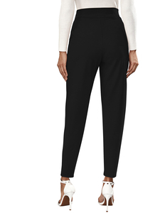 Black Direct Factory Supply Knitting Pantalones y pantalones de mujer para uso regular Disponible al mejor precio de Indian Boutique - Product Image 5