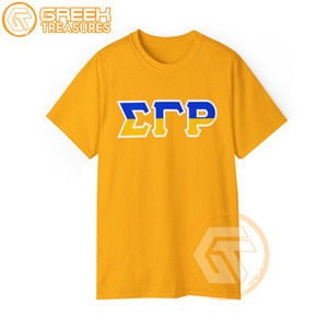 Camiseta de mujer Sigma Gamma Rho hecha a medida, ropa de hermandad, Jersey de algodón, camiseta transpirable de alta calidad, ropa griega para mujer - Product Image 6