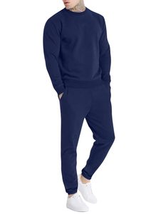 Survêtement en coton et polyester de qualité supérieure avec logo personnalisé, respirant, écologique, pantalon de jogging d'hiver pour hommes - Product Image 2