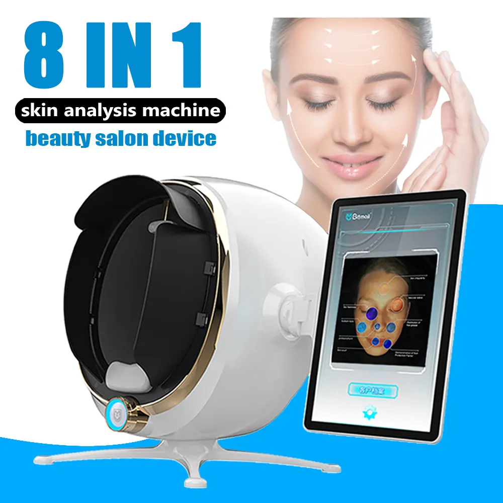 2024 Bitmoji портативный анализатор кожи лица 3D машина для анализа кожи лица