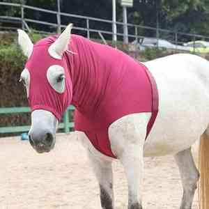 Capuche de cheval Slicker légère de qualité supérieure trois saisons menton à poitrine en plusieurs couleurs pour une utilisation équine en été - Product Image 3