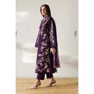 Ensemble de costume en tissu Dobby brodé pour femmes PR-1279 - Product Image 5