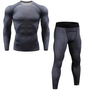 Débardeur de compression de sport pour homme personnalisé, ensemble de vêtements de sport respirant et sans couture pour le yoga - Product Image 5