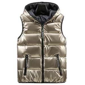 Vente chaude personnaliser nouveau gilet brillant de qualité haut de gamme gilet pour hommes gilets multi-poches vestes pour hommes - Product Image 3