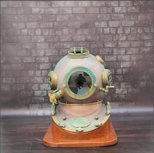 Casque de plongée sous-marine antique de qualité supérieure, magnifiquement fait main - Product Image 1