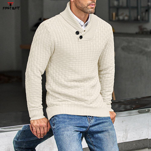 Nouveauté Pull en maille à manches longues respirant pour l'hiver Séchage rapide Anti-froissement Anti-boulochage Logo avant Pull vintage - Product Image 5