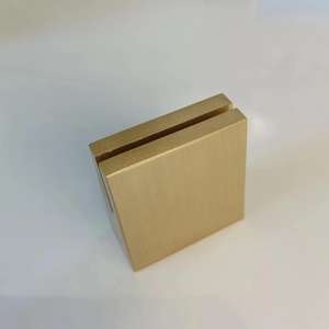 Portacarte con messaggio in ottone smussato porta-biglietti con etichetta verticale porta-carta nome Desktop Premium - Product Image 5