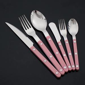 Juego de Cubiertos de Acero Inoxidable con Mango Azul para Cenas Formales, Uso Diario en el Hogar, Restaurantes y Hoteles, de la India - Product Image 4