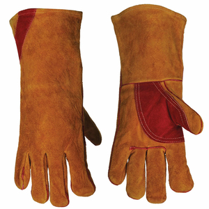 Gants de soudage en cuir en fibre de papier d'aluminium résistant à la chaleur extrême - Product Image 4