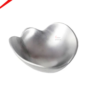 Vaisselle de restaurant, bol à nourriture en métal, fait main, décoratif, argenté, poli, bol à dessert pour la cuisine, pour hôtels et bars - Product Image 3