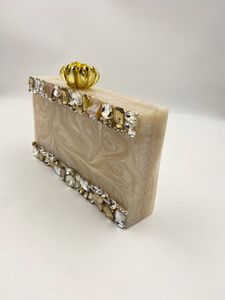 Women's Fashion Wedding <b>Mini</b> <b>Crossbody</b> <b>Bag</b> with Magnetic Closure and Shoulder Strap - Product Image 4