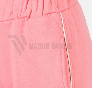 ชุดวอร์มแฟชั่นสำหรับผู้หญิงกางเกงวิ่งพร้อมแจ็กเก็ตผ้าฝ้ายสวมใส่สบายโลโก้ตามสั่ง - Product Image 6