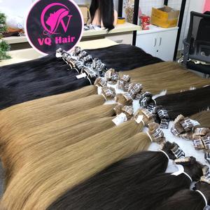 Haute Qualité Vietnamien Remy Extensions De Cheveux Raides Un Donneur Cuticule Aligné Peau Trame Bande Traitement Chimique Gratuit 100gr - Product Image 5