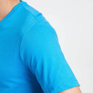 T-shirt à manches courtes pour homme, col rond, anti-boulochage, en coton/polyester, respirant, doux et confortable, disponible en OEM, haute qualité - Product Image 6