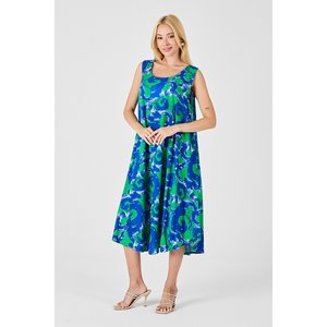 Abito Midi con scollo a U senza maniche taglio asimmetrico per ragazzi - Product Image 4