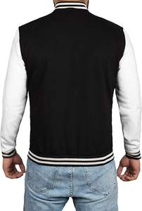 Chaqueta Formal de calidad superior para estudiantes universitarios, chaqueta cálida de lana con cuello levantado de un solo botón, logotipo frontal, chaquetas con letras para exteriores - Product Image 2