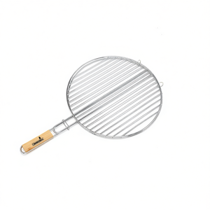 Parrilla Doble para Barbacoa Chrome B04000 con Mango de Acero (65x40.5cm) - Product Image 3