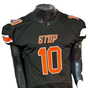 Maillot de football américain, maillot de supporter, broderie par sublimation, grande taille, 7v7, drapeau, photo réelle, usine du Pakistan, compression - Product Image 1