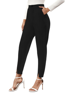Black Direct Factory Supply Knitting Pantalones y pantalones de mujer para uso regular Disponible al mejor precio de Indian Boutique - Product Image 4