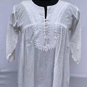 เดรสผ้าฝ้ายสไตล์ตะวันตกทำด้วยมือสไตล์อินเดียเดรสยาวหนึ่งชิ้นสำหรับผู้หญิงชุดเดรสเกาะอกลายดอกไม้ฤดูร้อน - Product Image 1