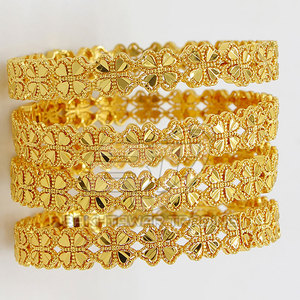 2026 Luxury Bridal <b>Bangles</b> for Women Gold Finish Wedding Jewelry Designer Wedding <b>Bangles</b> <b>Set</b> - Product Image 6